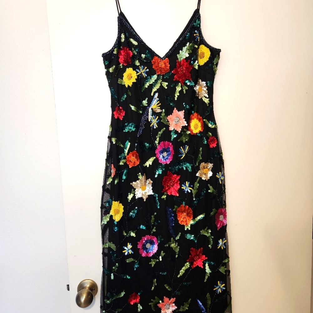 Gianni Bini floral beaded dress